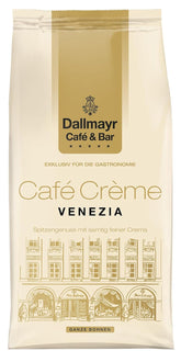 Dallmayr Café Crème Venezia - Kaffeebohnen entwickelt für die Gastronomie in premium Industriequalität *Für echte Genießer* (Geröstete Kaffeebohnen, 1 kg, Café Creme - VENEZIA)