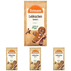 Ostmann Gewürze – Lebkuchen-Gewürz | Gewürzmischung für Leb- und Honigkuchen | Idéal pour les pâtisseries et les desserts en hiver et à Noël. 15 g en sachet