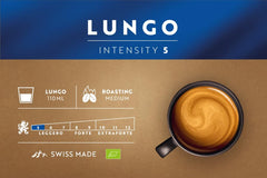 Café Royal Professional Pads, Bio Lungo, 50 Nespresso (R) Professional compatibles Pads for Office and Gastronomie, Bio et Fairtrade zertifiziert, 100 Prozent Arabica, Intensité 5