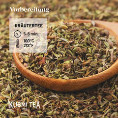 Kusmi Tea - Sweet Break - Ceai vrac organic cu hibiscus, plante și fructe - Aromă de fructe roșii și biscuiți - Ceai de fructe fără cofeină - Ceai vrac - Cutie metalică de 100 g pentru aproximativ 50 de cești