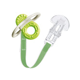 MAM Anneau de dentition, 2 mois et plus, soulagement immédiat en cas d'éruption ultérieure, extra léger et facile à saisir et à tenir, avec boucle, facile à nettoyer, neutre, 1 pièce