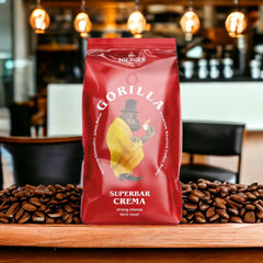 Café en grains Joerges Espresso Gorilla Super Bar Crema, paquet de 5 (5 x 1 kg)