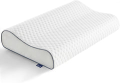 BedStory Oreiller en mousse à mémoire de forme, oreiller de soutien du cou réglable en hauteur, oreiller ergonomique, oreiller latéral pour dormeurs sur le dos et le ventre (60 x 36 x 12/10 cm)