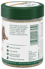 Fuchs Gewürze - Kümmel gemahlen - klassisches Gewürze für daftige Gerichte wie Chili con Carne - ingrédients naturels - 55 g en dose variable, recyclable
