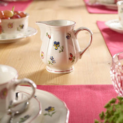 Villeroy & Boch Petite Fleur ulcior de lapte, 250 ml, înălțime: 7,5 cm, porțelan premium, multicolor
