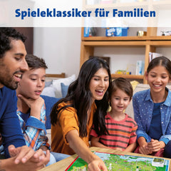 Ravensburger Family Game 26492 - Turul Germaniei - Clasic pentru familii, pentru vârste de 8 ani și peste - Joc de petrecere, Călătorie prin Germania, Joc de societate pentru până la 6 jucători, vârste de 8 ani și peste