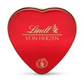 Lindt Ciocolată din Inimă | 30 g | 6 praline în varietățile Marc de Champagne, Coeur à l'Orange, Ciocolată cu Lapte Crocantă, Marțipan cu Portocale într-o frumoasă cutie în formă de inimă | Cadou de ciocolată | Cadou de ciocolată