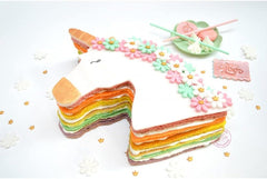 Scrapcooking 1982 - Formă de biscuiți XXL din oțel inoxidabil cu forma de unicorn - 30 x 16,5 x 5 cm - Formă mare de copt pentru biscuiți - Tort de ziua de naștere, Torturi, Formă de plăcintă