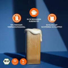 Blue Farm Barista Oat Base für bis zu 8L zum selbermischen – Bio Haferdrink Barista Edition – Milchalternative ohne Zusatzstoffe und Zuckerzusatz – Vegan und Glutenfrei – 90% weniger Verpackungsmüll