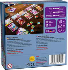 HABA Dice King - Jeu de cartes et de dés addictif pour 2 à 5 joueurs - Jeu de société addictif pour toute la famille - À partir de 8 ans - Idéal comme petit cadeau - 1303485001