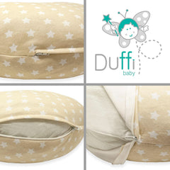 Coussin d'allaitement pour nouveau-né, XL, housse 100% coton, amovible et lavable, garnissage polyester, motif étoile Accessoires Alimentation et Allaitement Bebe Naty Shop