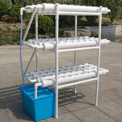 Kit de système de culture hydroponique à 3 niveaux, 108 lieux de culture, système hydroponique pour légumes, kit de culture sans sol, kits hydroponiques pour légumes à feuilles.