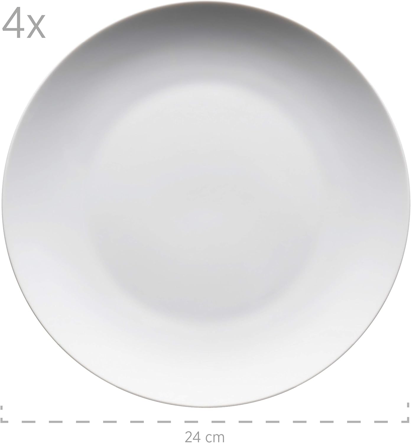 Mäser Kombiservice, Porzellan Barca, Weiß Seturi vesela masa Naty Shop