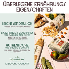 Paste Fusilli Organice Nr. 93 - 500g din grâu Khorasan – Grâu antic, bogat în proteine, cultivat 100% în Italia – Versatile în bucătărie și bogate în nutrienți