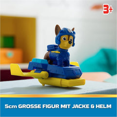 PAW PATROL, Chase Action Pup, figurină de joacă cu mini avion de salvare cu aripi pliabile, jucărie pentru copii începând cu vârsta de 3 ani Action figures Naty Shop