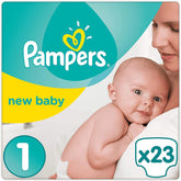 Couches Pampers Premium Protection New Baby, taille 1 (nouveau-né), 22 pièces