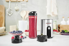 GASTROBACK #41033 Design Smoothie Maker Mix & Go, Silber/Schwarz Mama si Copilul Naty Shop