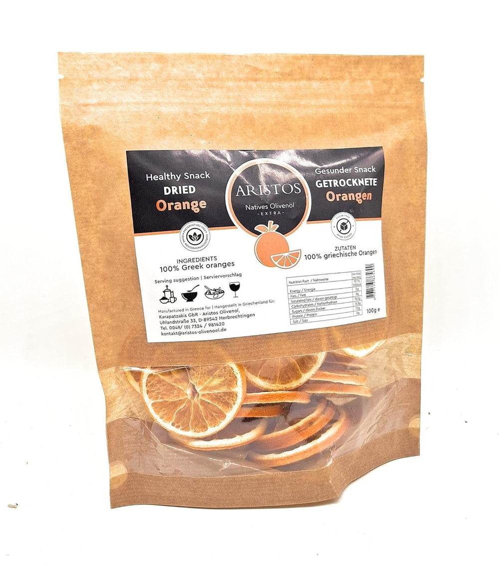 Tranches de fruits secs - tranches d'orange pour cocktails et thé froid, thé, vin chaud ou jus de fruits et punch pour enfants Produits déshydratés Naty Shop Titre par défaut