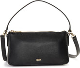DKNY Bryant Park Tz Demi Sacs À Bandoulière Femme Naty Shop Blk / gold