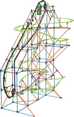 K'NEX 51438 Typhoon Frenzy Roller Coaster, modèle 2 en 1, ensemble de construction coloré pour garçons et filles, jouet de 19 pieds, ensemble de construction pour enfants de 640 pièces pour enfants âgés de 9 ans et plus