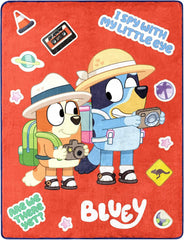 Couverture au toucher soie Northwest Bluey, 116,8 X 152,4 Cm, lits et couvertures de voyage Roadtrip Northwest 46 "X 60"