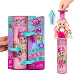 S2 Hannah Modepuppe mit Langen Haaren, Stoffkleidung und 10 Accessoires – Spielzeuggeschenk für Mädchen und Jungen + 5 Jahre