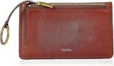 Fossil Logan Flap Portefeuille Femme Naty Shop Marron