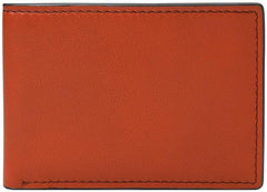 Fossil Steven Casual, 11,43 cm L x 1,27 cm l x 7,62 cm H Portefeuille pour homme Naty Shop Orange