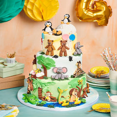 FunCakes Roll Fondant Elegant Ivory : facile à utiliser, lisse, souple, souple et malléable, parfait pour décorer les gâteaux, halal, casher et sans gluten, 250g de Pâte à Sucre Naty Shop