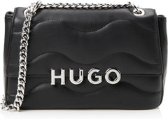 HUGO Ladies Lizzie Sac à Bandoulière Femme Sacs Naty Shop Black1