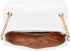 Love Moschino Sac à bandoulière pour femme, Sac à bandoulière blanc, Blanc Naty Shop Sacs pour femme