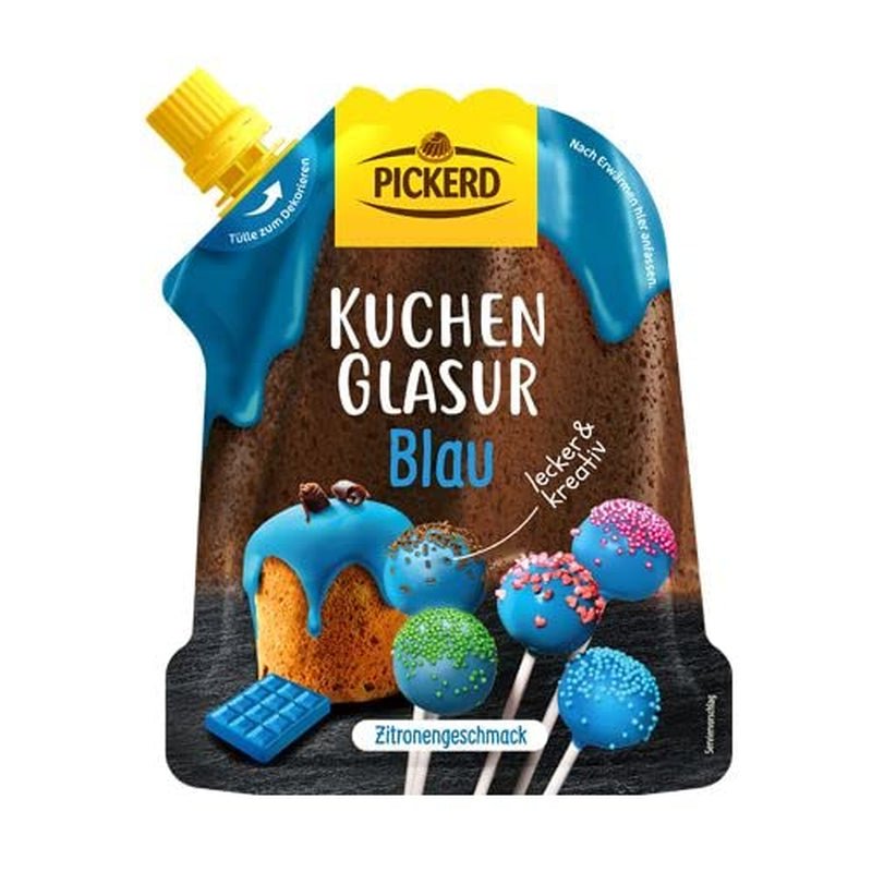 Glazură de tort cu aromă de lămâie albastră 125g Pasta de zahar Naty Shop Default Title