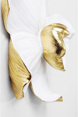 Kare Design décoration murale Orchidée, blanc, XL, décoration murale, aspect fleur d'orchidée, fait main, 25x24x7 cm (h/l/p) Statuettes et sculptures Naty Shop
