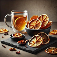 Knabberkraft Tranches d'orange séchées 100g - Snack et arôme naturel | Parfait pour le thé, les desserts, les décorations et plus encore | Riche en vitamine C et sans additifs produits déshydratés Naty Shop