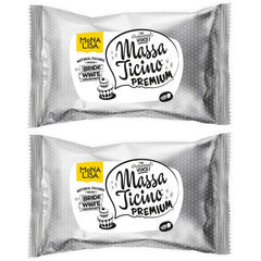 Massa Ticino Fondant Blanc 2x 1kg - Pâte à sucre premium pour gâteaux décoratifs, fondant roulé - parfait pour les gâteaux, le modelage et les décorations - fondant blanc pour boulangers professionnels et amateurs Pâte à sucre Naty Shop Default Title