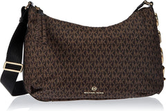 Michael Kors Ladies LG Conv Msgr Leonie Bag Femme Sacs Naty Shop Marron/Blk