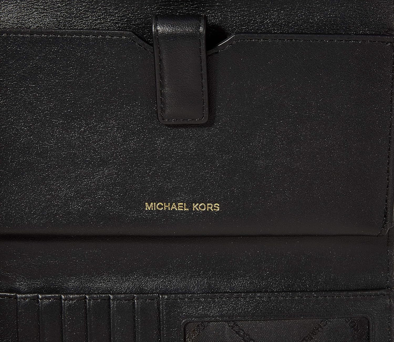 Michael Kors Money Pieces, titular card de credit pentru femei, Marrón (Luggage), 2.5x9.5x11.4 cm (L x Î L) Portofel Femei Naty Shop