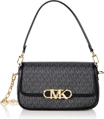 Michael Kors Sac Porté Épaule Parker Md Conv Pouchette Femme Sacs Naty Shop Noir