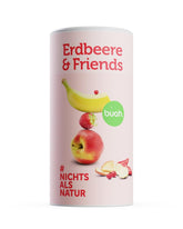 Mélange de fruits lyophilisés BUAH® | Fraises, bananes, pommes et groseilles lyophilisées sans sucre ajouté | 100% fruits | Vegan, sans gluten, sans lactose (140g) Produits déshydratés Naty Shop Titre par défaut