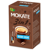 MOKATE 3in1 Brown Sugar Cafea Instant Plic 24x17g Cafea Naty Shop