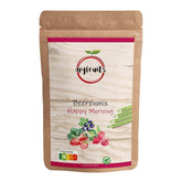 myfruits berry mix, 300g, mélange de fruits et baies lyophilisés, sans sucre ajouté, fraises, framboises, groseilles, mélange de fruits secs Produits déshydratés Naty Shop 300 G (1 paquet)