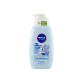 NIVEA BABY Gel douche pour poils des jambes 500 ml, bain moussant pour enfants pour une peau et des cheveux doux et propres, bain pour enfants avec protection contre les déchirures, shampoing hydratant et doux pour enfants Enfants - Bains et soins Naty Shop Titre par défaut