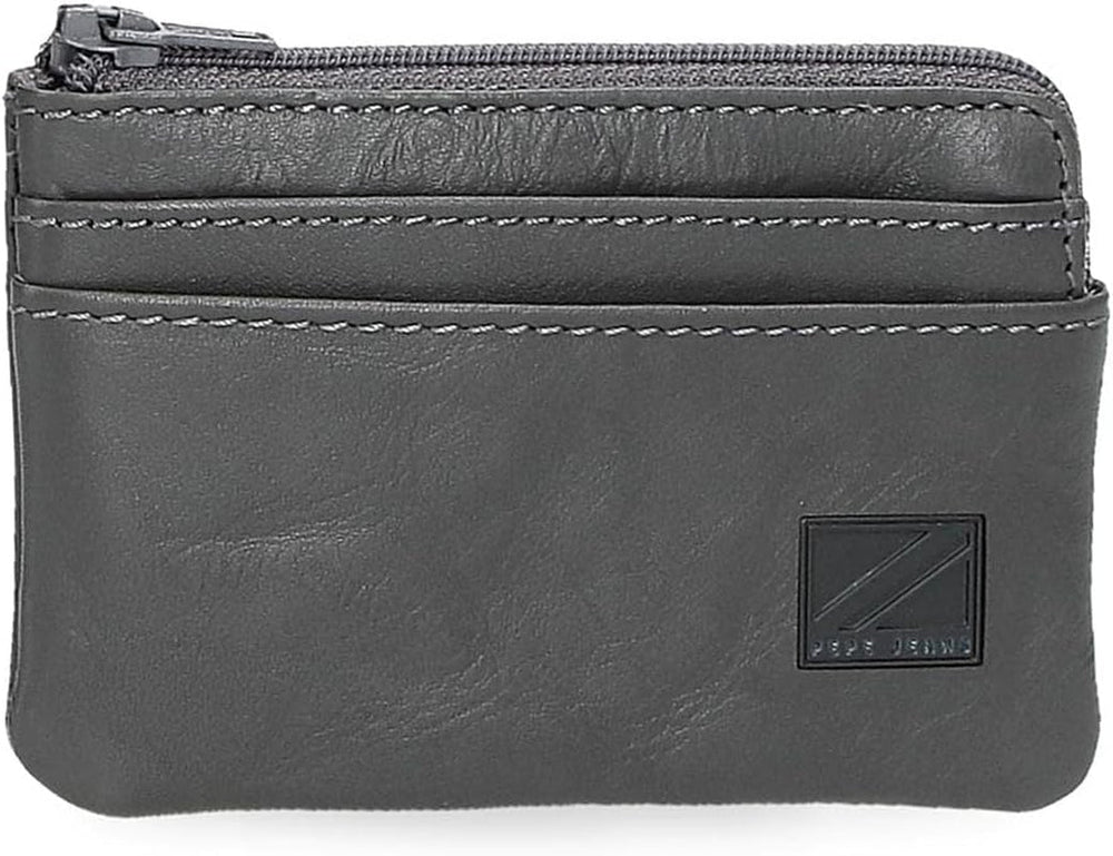 Pepe Jeans Chief Accessoires de voyage pour hommes Gris Única Wallet Portefeuille pour femmes Naty Shop Gris