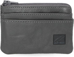 Pepe Jeans Chief Accessoires de voyage pour hommes Gris Única Wallet Portefeuille pour femmes Naty Shop Gris