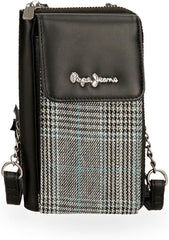 Pepe Jeans Kendra T-Shirt Femme, Noir, Taille Unique, Petit Sac à Bandoulière Femme Sacs Naty Shop Porte-documents