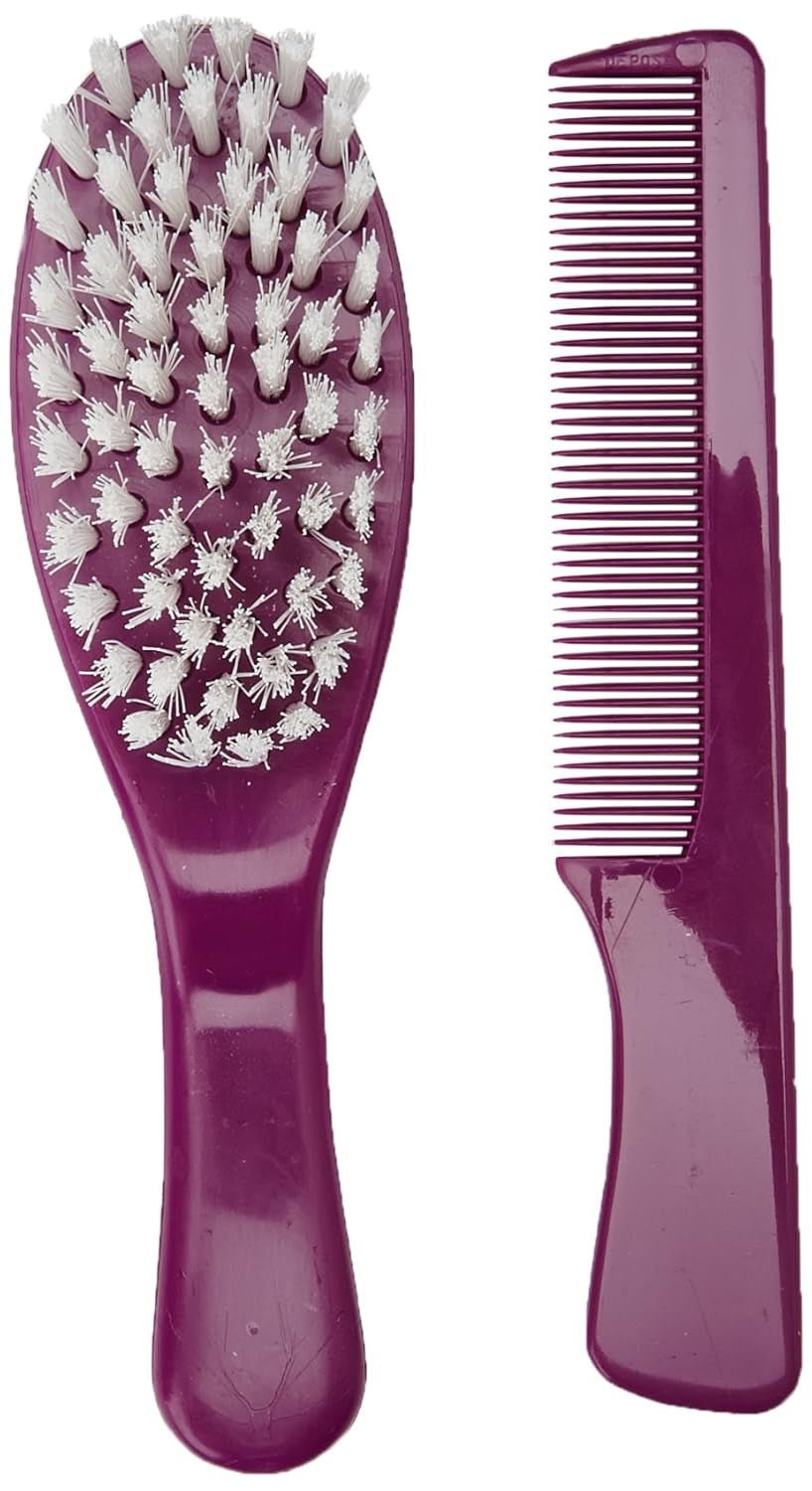 Brosse et peigne, prune Enfant - Bain et Soin Naty Shop Default title