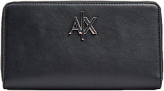 Armani Exchange Portefeuille à deux volets avec logo embossé Melrose pour femme Naty Shop Portefeuille pour homme