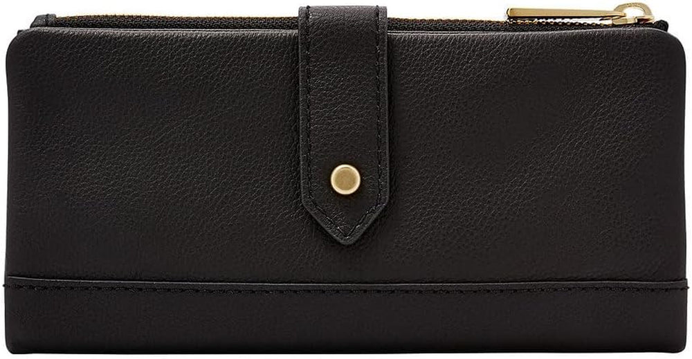 Portefeuille Cuir Femme Fossil Laine Portefeuille Femme Naty Shop Noir