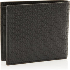 Elba, Essential, Mini portefeuille à deux volets avec logo en métal pour homme Armani Exchange Portefeuille pour homme Naty Shop