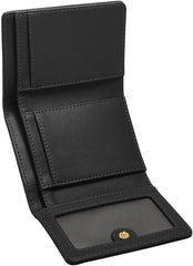 Portefeuille à trois volets Fossil Logan pour femme, noir Naty Shop Portefeuille pour femme